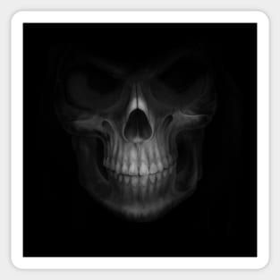 HALFTONE SKULL Sticker